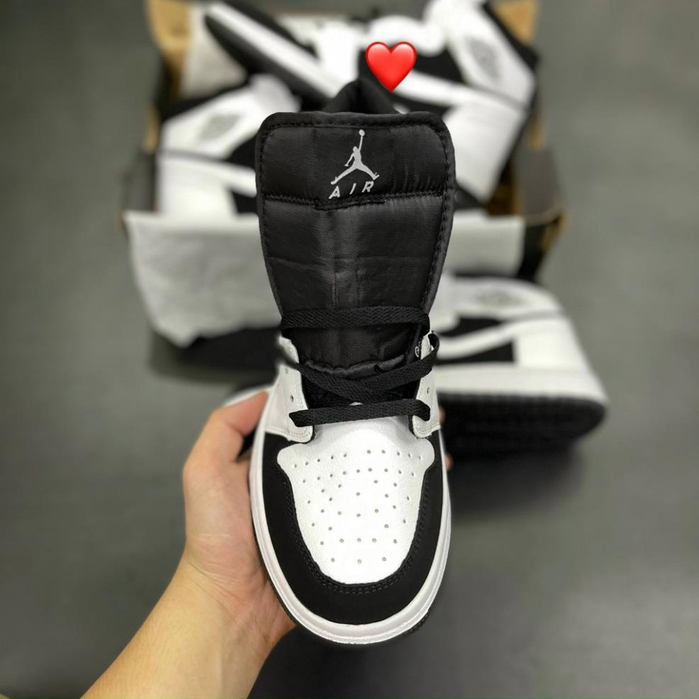 Giày Sneaker Jordan 1 High Trắng Đen , Giày Jordan panda cao cổ Thể Thao Nam Nữ Cao Cổ Full Phụ Kiện | BigBuy360 - bigbuy360.vn