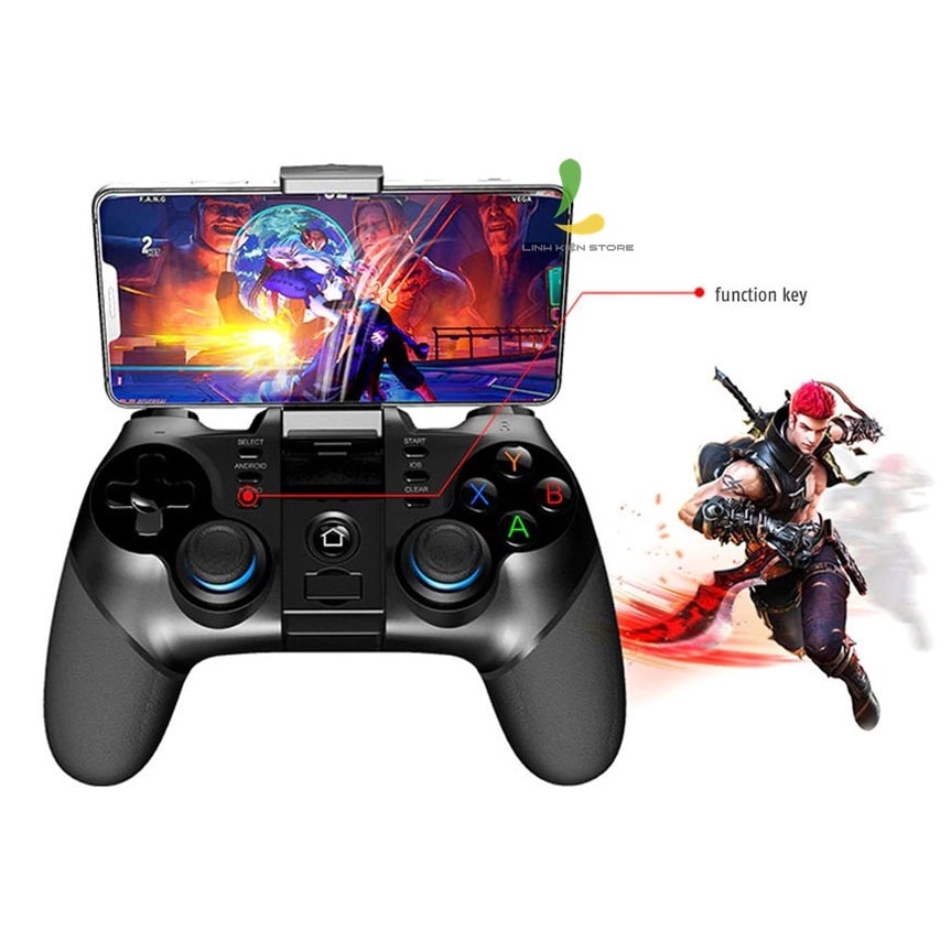 Tay cầm chơi game Ipega 9156 - Chất liệu ABS, Kết nối Bluetooth 4.0 - Bảo hành 3 tháng