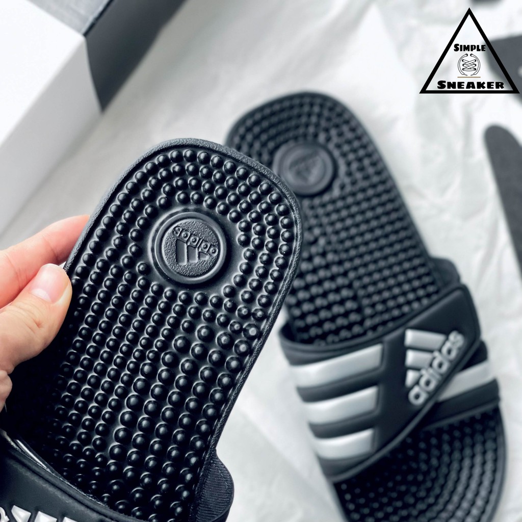 Dép Adidas Adissage Chính Hãng 🔴SIMPLE SNEAKER🔴 Adidas Adissage Slides Dép Quai Ngang Dán Massage Chân Thư Giản G28843