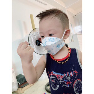Set 3 túi khẩu trang y tế 4D KF94 Mask cho bé trai bé gái từ 1 đến 5 tuổi- Riokids KT0