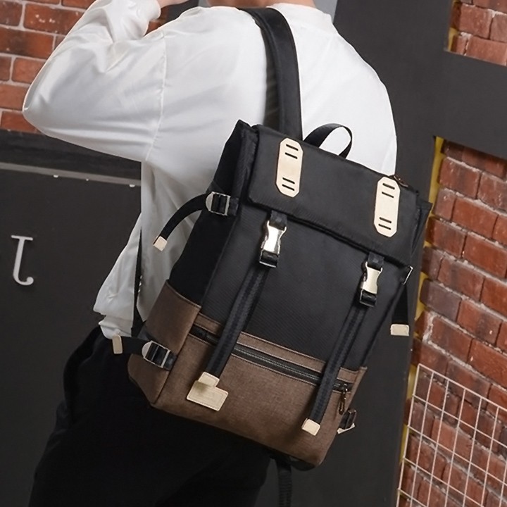 [SALE GIÁ SỐC]  Balo nam backpack spinning - Balo Đựng Lap Top, Balo Nam Nữ Hàn Quốc, Gía Rẻ