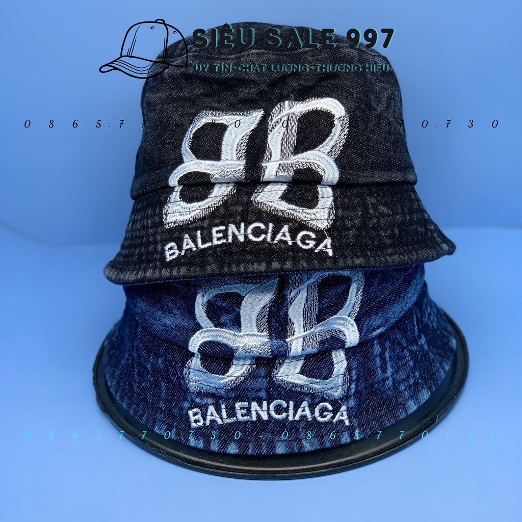 MŨ BUCKET JEAN CỤP LOGO BAA - LENN MẪU MỚI HOT THỜI TRANG CAO CẤP HÀN QUỐC