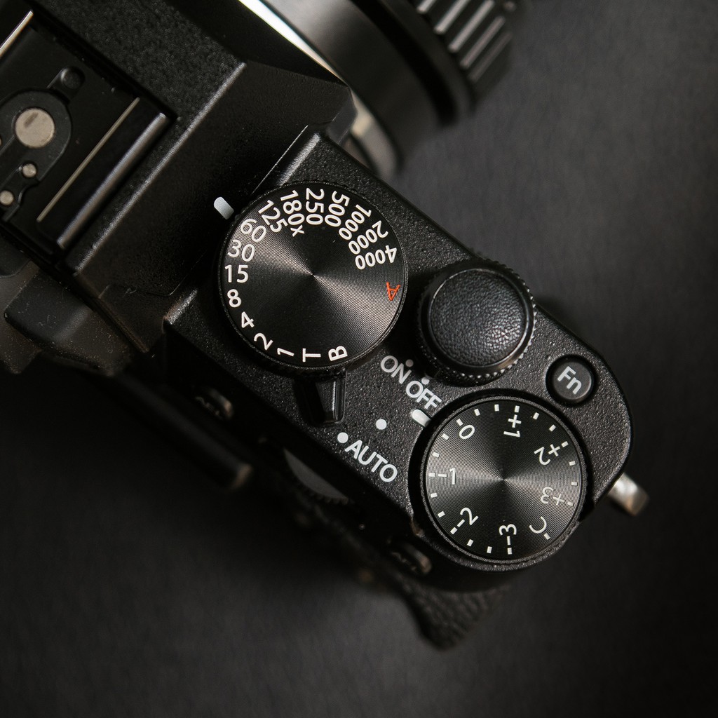 Shutter Button - Nút chụp máy ảnh chất liệu kim loại bọc da dạng ren xoáy