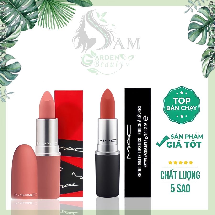Son MAC Chính Hãng RUBY WOO/DEVOTED TO CHILI/LADY DANGER/DANGEROUS/MARRAKESH - Hàng Đủ Bill Bao Check
