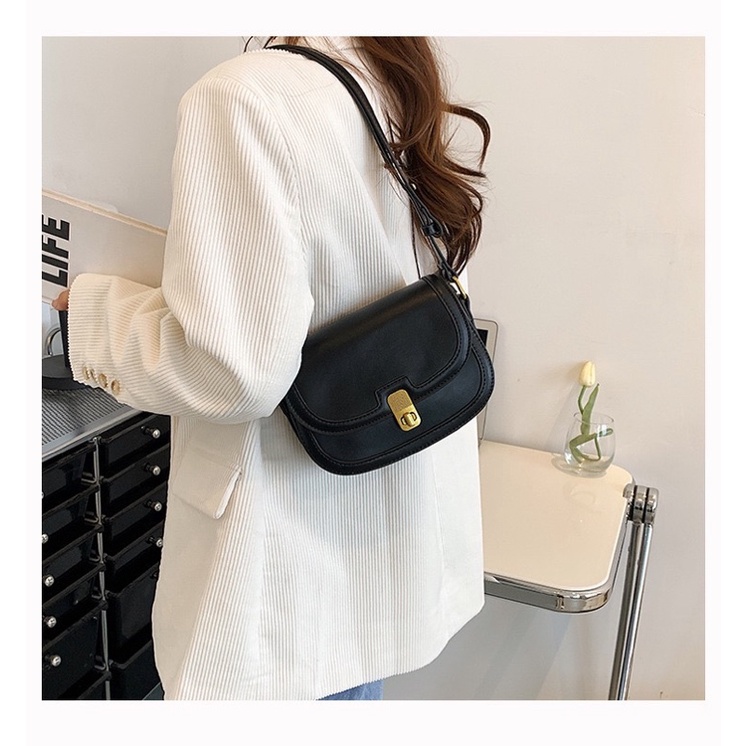 Túi đeo vai đeo chéo dáng bầu da mềm đep 1178