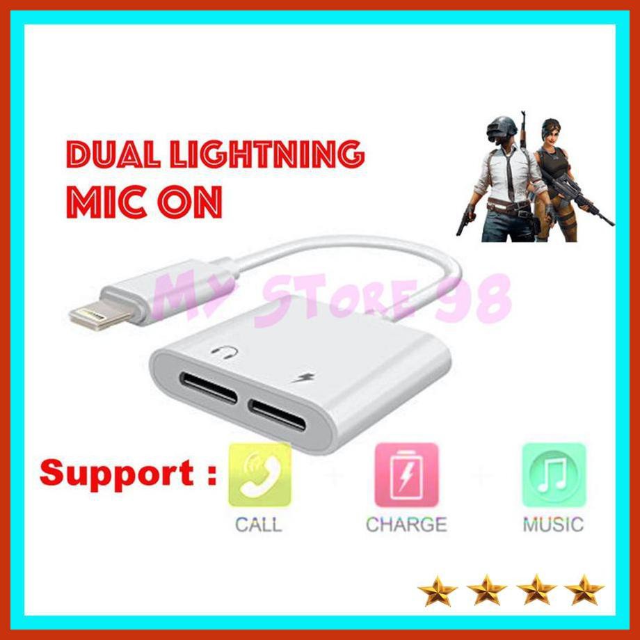Dây Cáp Sạc Đôi Cho Iphone 7, 8, X | BigBuy360 - bigbuy360.vn