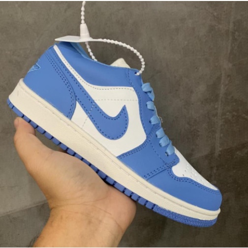 Giày Jordan Xanh Dương Thấp Cổ Nam Nữ Cao  Cấp Full Size  36-43 Full Box Bill