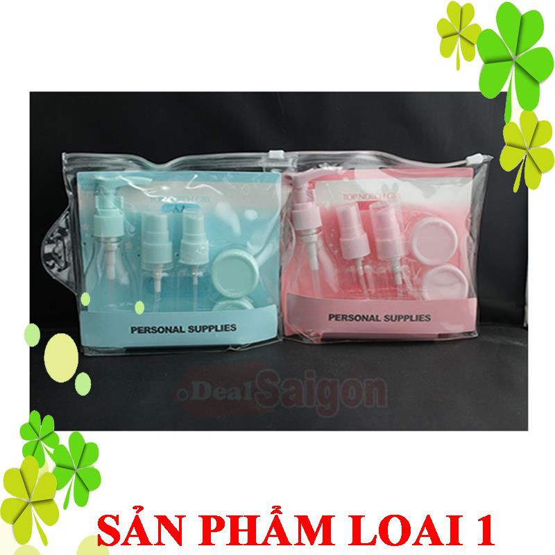    {NEW}  Bộ chiết mỹ phẩm du lịch 6 món hàn quốc    MIU--0341 - Xanh lơ  (CAM KẾT LOẠI SỊN) 