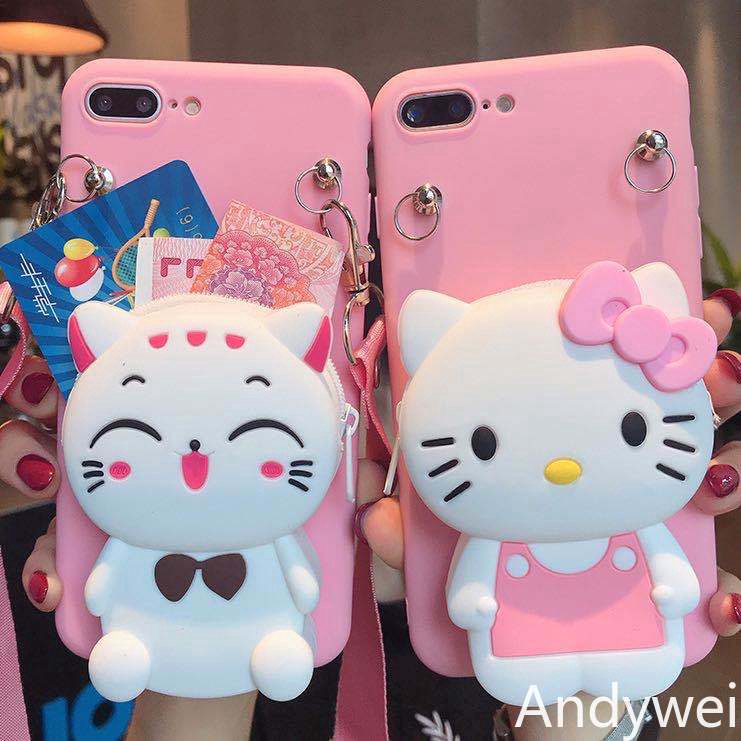 Ốp điện thoại Hello Kitty thích hợp cho Iphone 5 5S 6s 6plus 7 8plus XS XR XSmax 11 pro Max SE