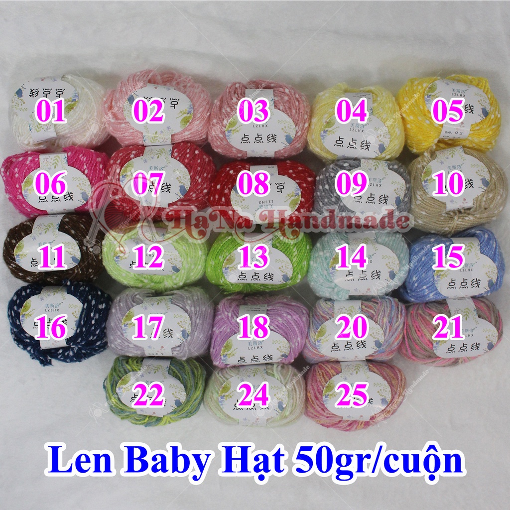 Len baby hạt / baby tuyết 29k/c 50g