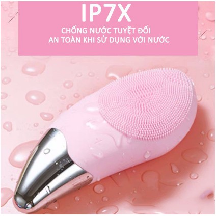 [CHÍNH HÃNG 1 ĐỔI 1] Máy Rửa Mặt Massage Nâng Cơ- Xoá Nhăn, Sonic Facial Brush 3 IN 1, Sóng siêu âm mới nhất 2020 | Thế Giới Skin Care