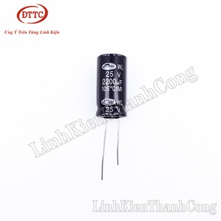Bộ 5 Chiếc Tụ Hóa 2200uF 25V (13x25mm)