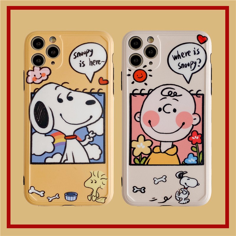 Ốp điện thoại - Ốp lưng iphone imd new snoopy is here 6/6s/6plus/6splus/7/8/7plus/8plus/x/xs/xsmax/11/11promax