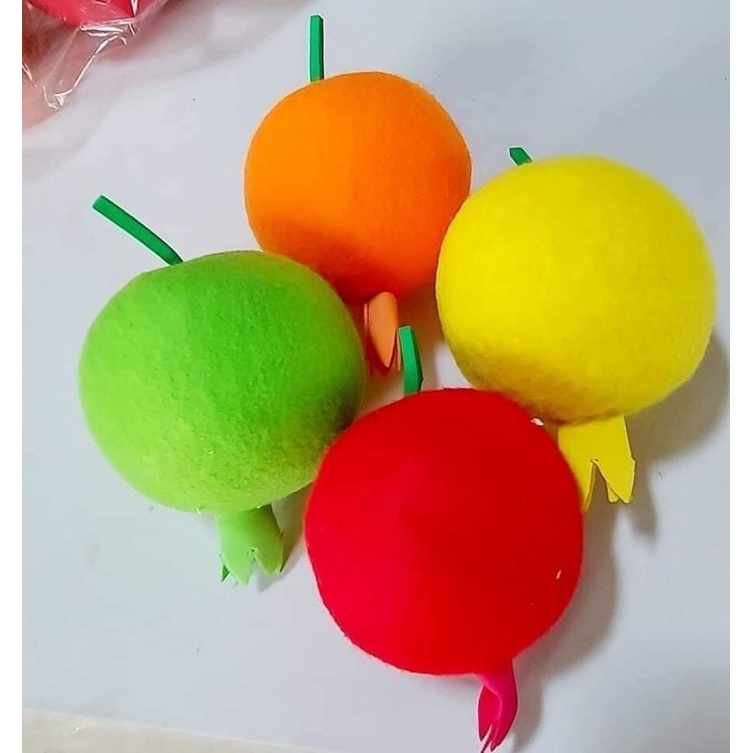 Quả lựu thủ công mầm non, đồ dùng làm non