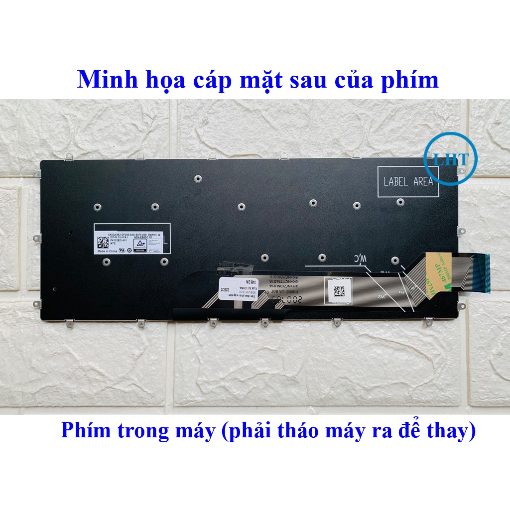 Bàn phím Laptop Dell Vostro 5468 5471 3480 3481 3490 Zin có Led / Không Led ZIN