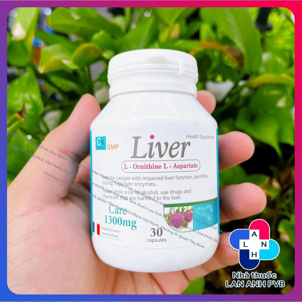 CK LIVER CARE 1300mg  - Viên uống giải độc gan và tăng cường chức năng gan.