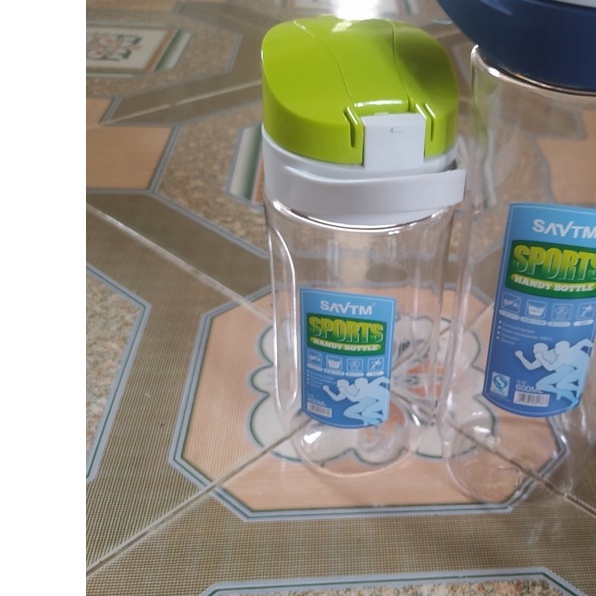 Bình nước 600ml có vạch báo dành cho người lười uống nước tách máy SAVTM