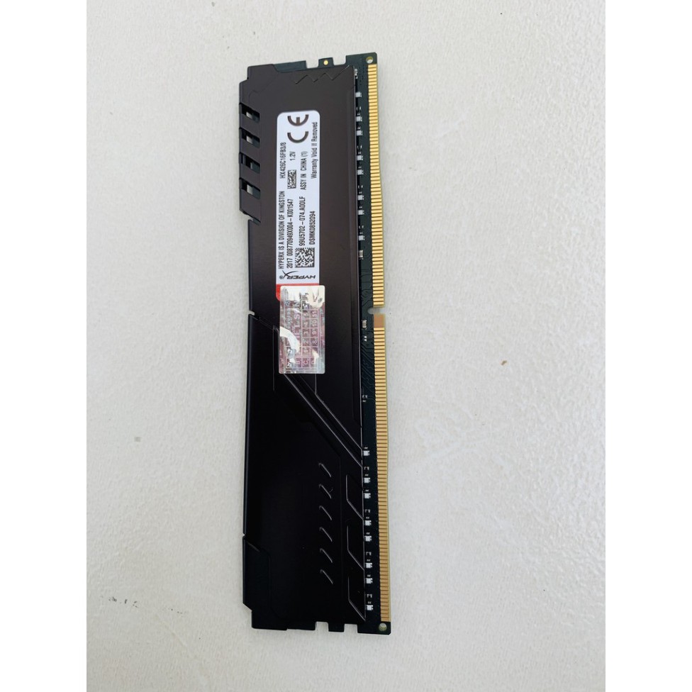 ASE1 MAAD Ram 8GB Kingston Hyper Fury DDR4 2666MHZ Tản Đen Viết Sơn phân phối 13 ASE1