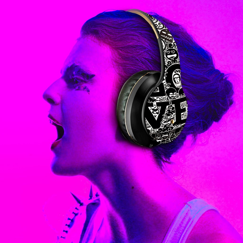 Tai Nghe Hel + Bluetooth 5.0 Không Dây Âm Thanh Stereo Có Micro