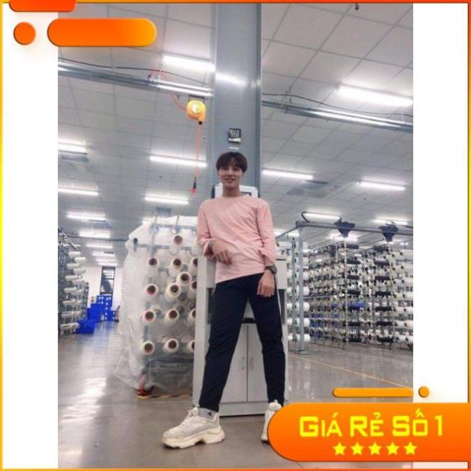 Quan jean nam Đen Trơn bóng baggy ống suông rộng tại Thế Giới Quần Jeans Nam -b11