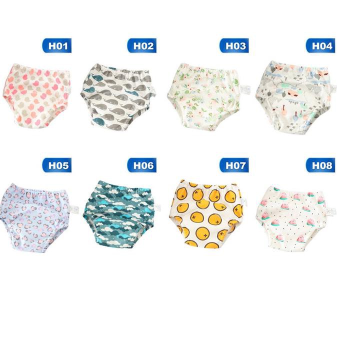 Quần Tã 4 Lớp Vải Cotton Mỏng Có Thể Giặt Sạch Cho Bé