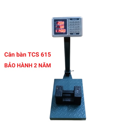 [ BẢO HÀNH 24 THÁNG ] Cân tính tiền điện tử cân bàn TCS - 615 ( 100KG &amp; 150KG ) dùng cho cân hàng hóa kho bãi