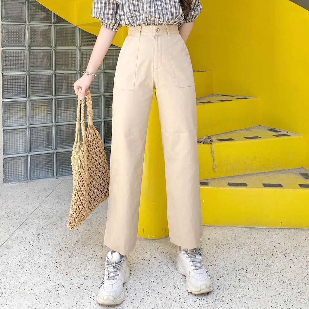 [Mã FADIRECT20 giảm 20K đơn 150K] QUẦN CULOTTES KAKI BASIC ZAREEN TRS13 NUDE | BigBuy360 - bigbuy360.vn