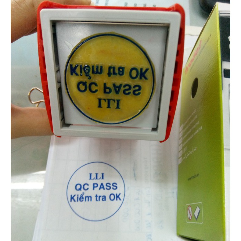 Dấu Trodat Printy 4924 Vuông khắc dấu logo, công ty, nội dung dài nhiều dòng