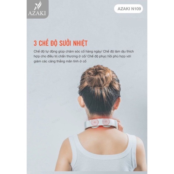 Máy Massage Vai Cổ Thông Minh AZAKI AZ-N109 Plus Hàng Chính Hãng