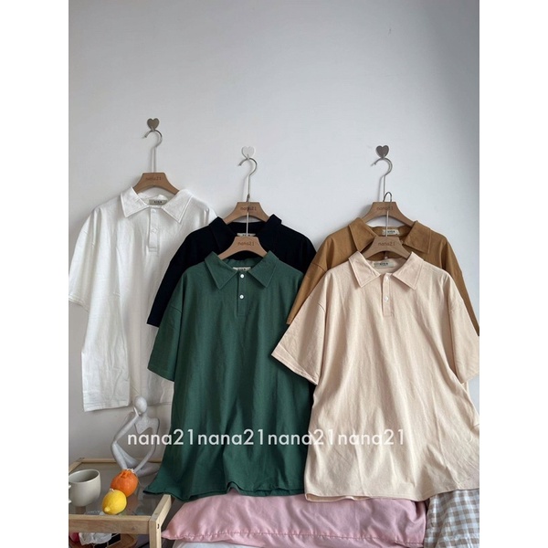 Áo pull polo trơn Nana21 Nanastore21