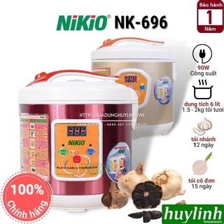 Máy làm tỏi đen Nhật Bản Nikio NK-696 - 6 lít - Đỏ Tím [Mới 2018]