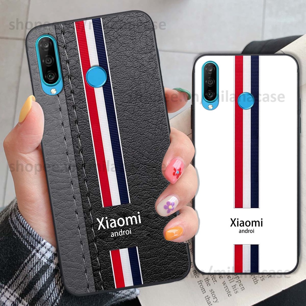 Ốp Huawei Nova 4e / P30 Lite in giả da phong cách thể thao, cá tính, thời trang