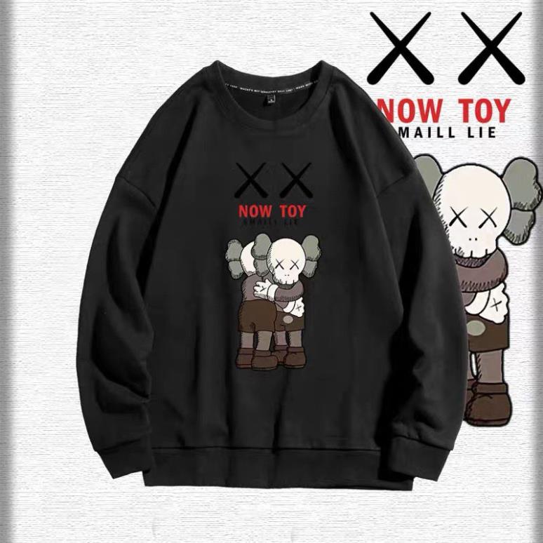 [Mẫu Mới] Áo Nỉ Dài Tay Nam Nữ Cổ Tròn Unisex Form Rộng Bo Gấu Phối Họa Tiết Chữ NOW TOY Zenkonu TOP NAM 1000187 | BigBuy360 - bigbuy360.vn