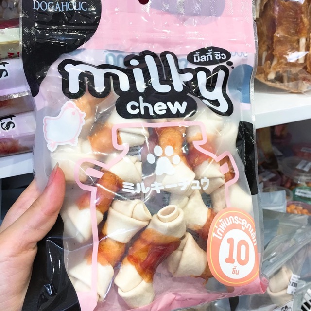 Milky Chew Xương sữa cuộn gà sấy - Made in Thailand