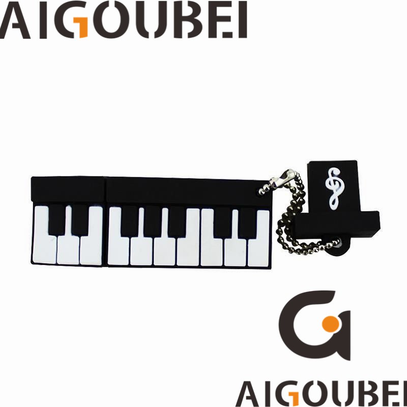 [Spot &amp; COD] Đĩa flash USB 2.0 tốc độ cao Silicone đàn Piano tinh tế Đĩa flash USB dễ thương 1GB 2GB 4GB 8GB 16GB 32GB 64GB 128GB U Disk