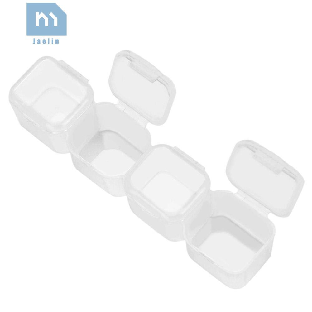 Hộp nhựa trong suốt đựng thuốc/ trang sức tiện lợi