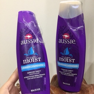 Dầu gội Aussie Mega Moist Shampoo 400ml