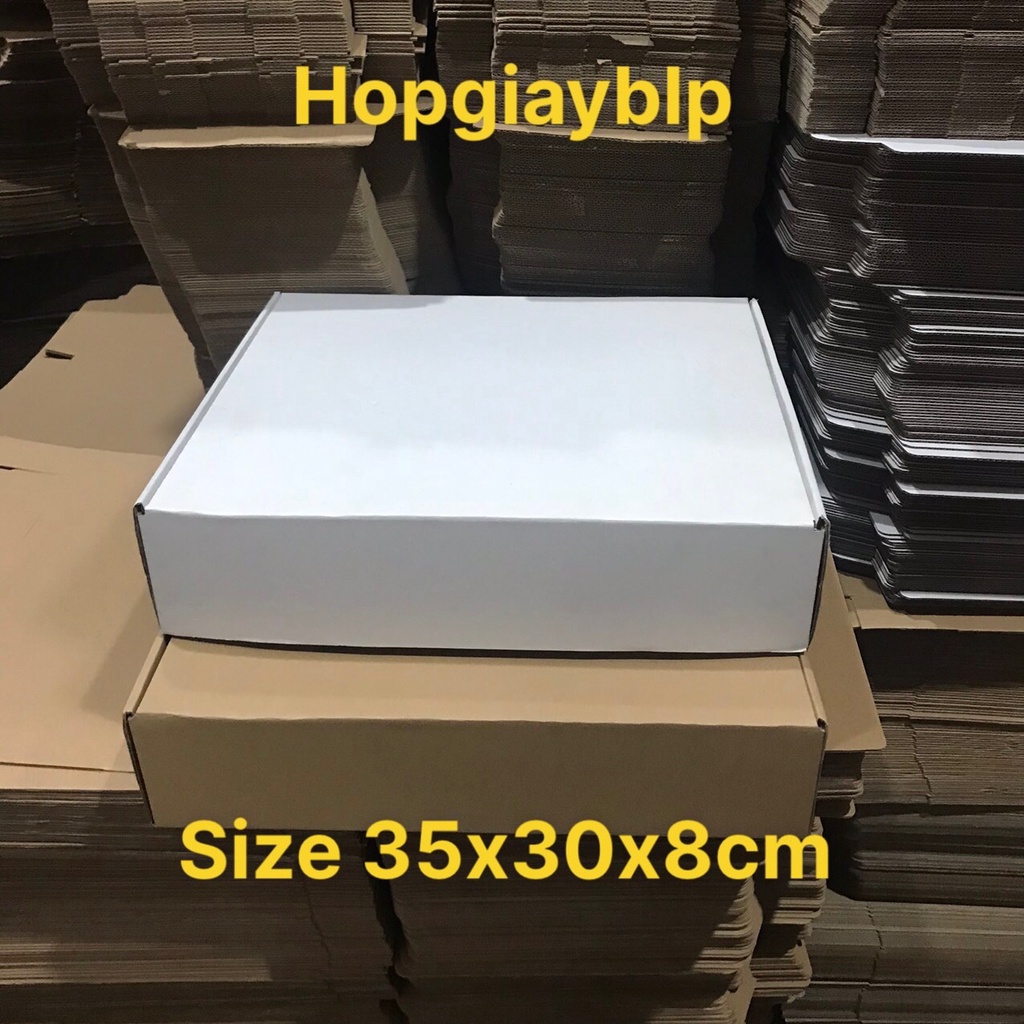 20 HỘP CARTON GÀI SIZE 35X20X8CM ĐỰNG QUẦN ÁO, PHỤ KIỆN...