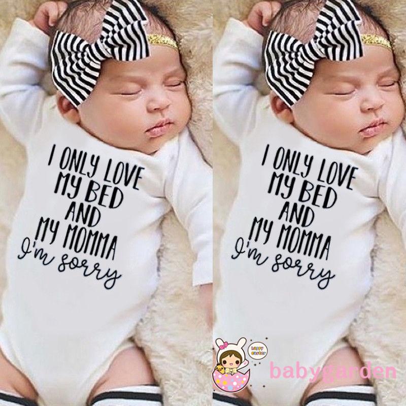 ღ♛ღFashion Newborn Baby Boy Girl Kids Romper Bodysuit Jumpsuit Clothes Outfits