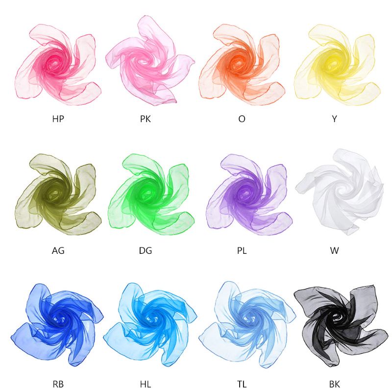 Khăn Quàng Cổ Hình Vuông 60x60CM Màu Kẹo Ngọt Phong Cách Thủy Thủ Mặt Trăng