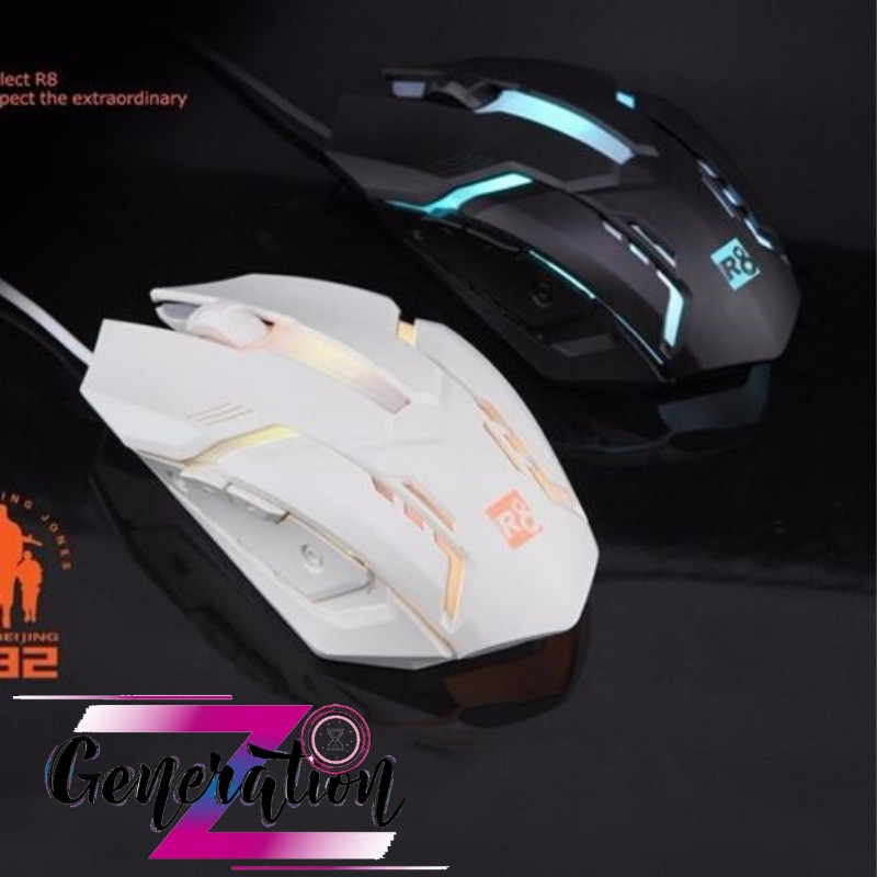 CHUỘT QUANG LED R8 1632 - MOUSE LED R8 (1632)