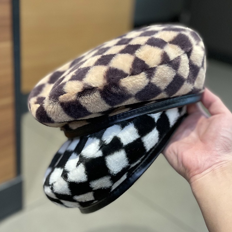 Ins Niche Mũ Beret Vải Lông Họa Sĩ Nhỏ Hợp Mùa Thu Đông Dễ Phối Đồ Cho Nữ