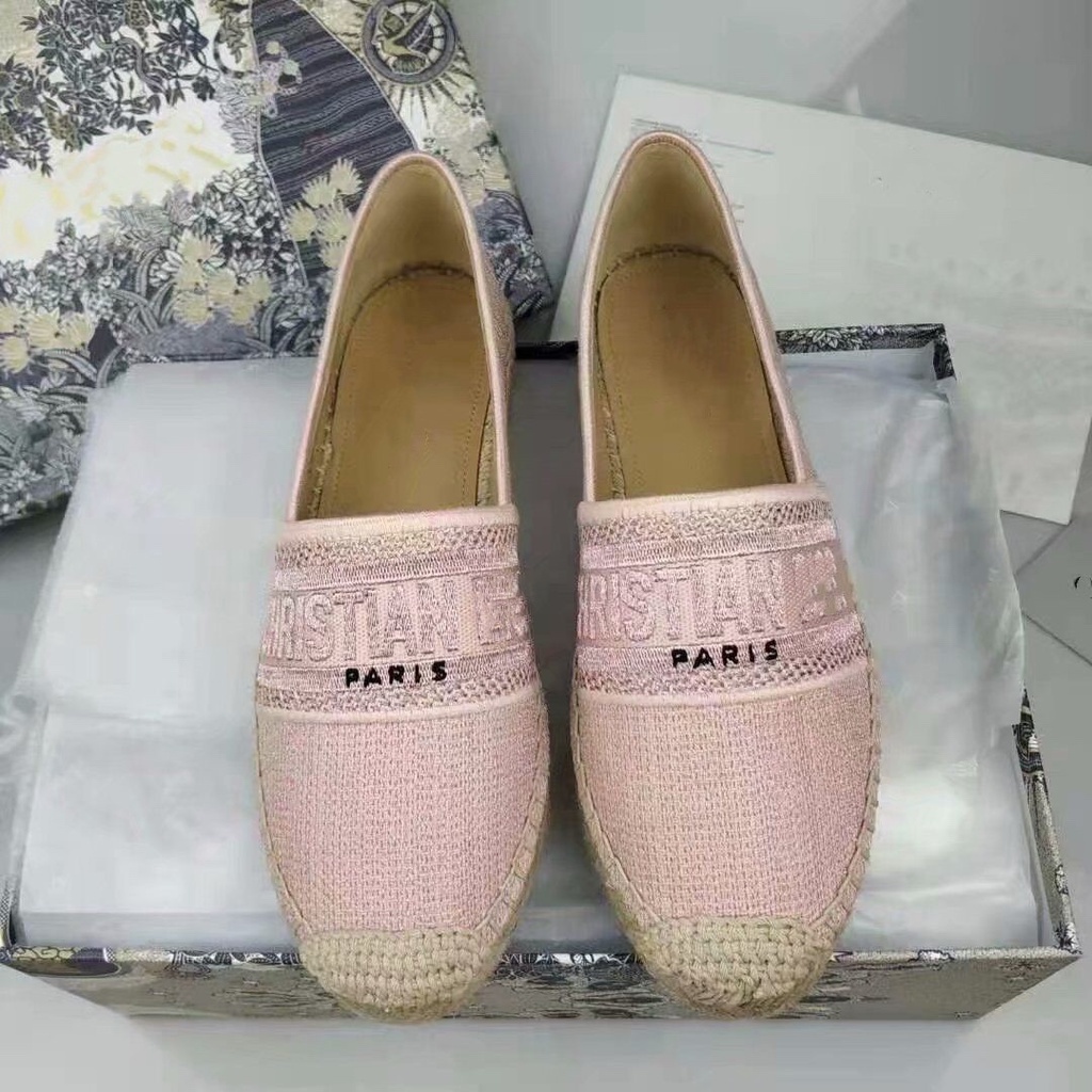 Giày Lười Đan Cói Mới Gồm 7 Màu-Không Có Hộp-2021 Mới Cho Nữ