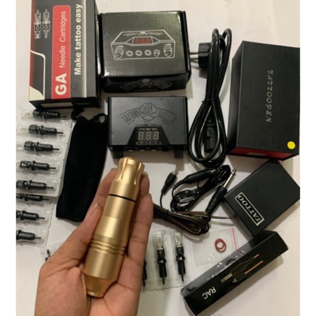 Combo bộ máy pen phun xăm thẩm mỹ