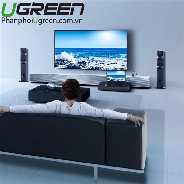 Bộ Chuyển Đổi VGA sang HDMI + Audio 3.5mm UGREEN 60814 50945 - Hàng Chính Hãng