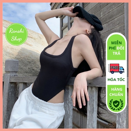 Áo Bodysuit Nữ Sexy Ba Lỗ  Hot Trend Siêu Tôn Dáng Chất Thun Gân Nhẹ Mát Cực Thích Hàng Quảng Châu Loại Đẹp