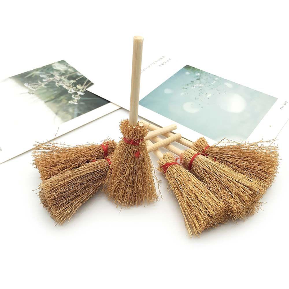 Set 10 Chổi Gỗ Mini Trang Trí Nhà Búp Bê