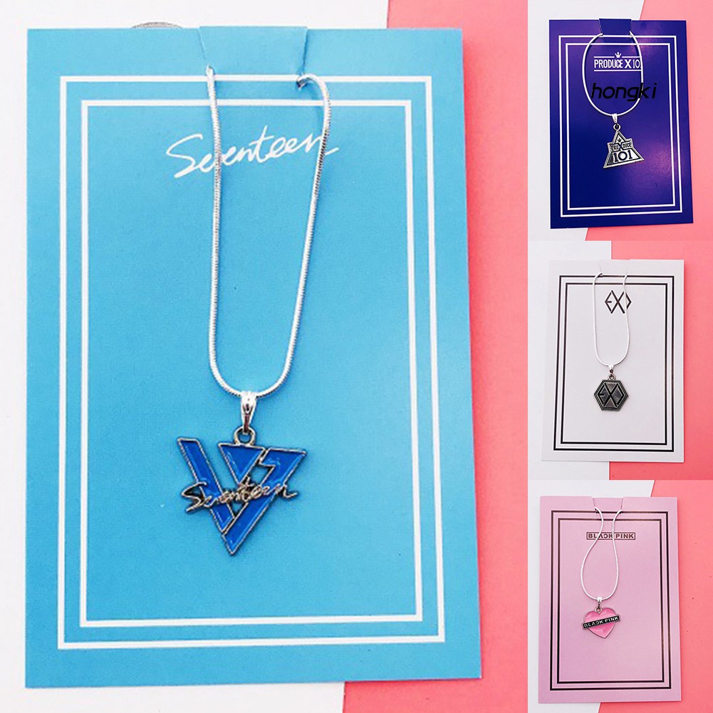 Vòng cổ mặt chữ các nhóm nhạc Kpop thời trang cho nam và nữ