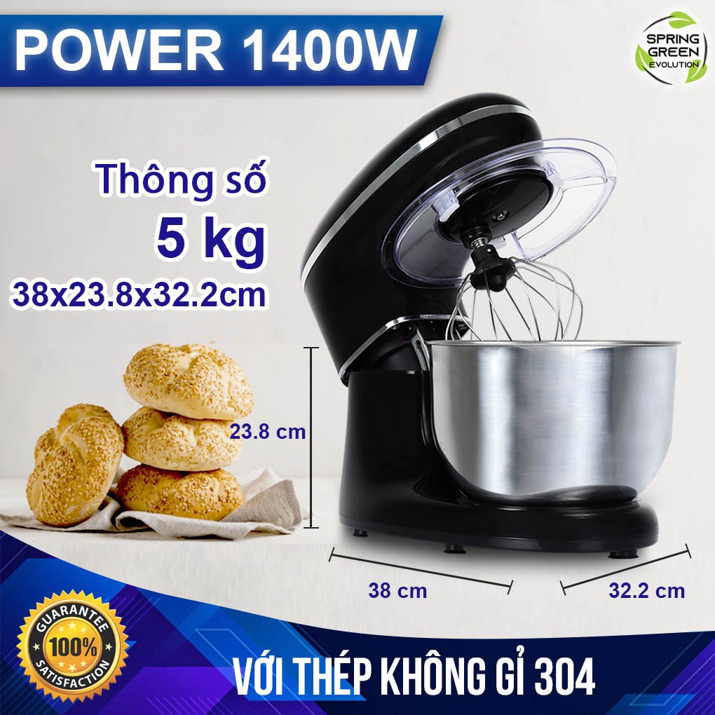 Siêu Phẩm Máy Trộn ONYX: Trộn, Đánh Trứng, Nhồi Bột All in One. Tặng 3 Đầu Trộn Với 6 Chế Độ. Hàng Nhập Khẩu SGE Thái