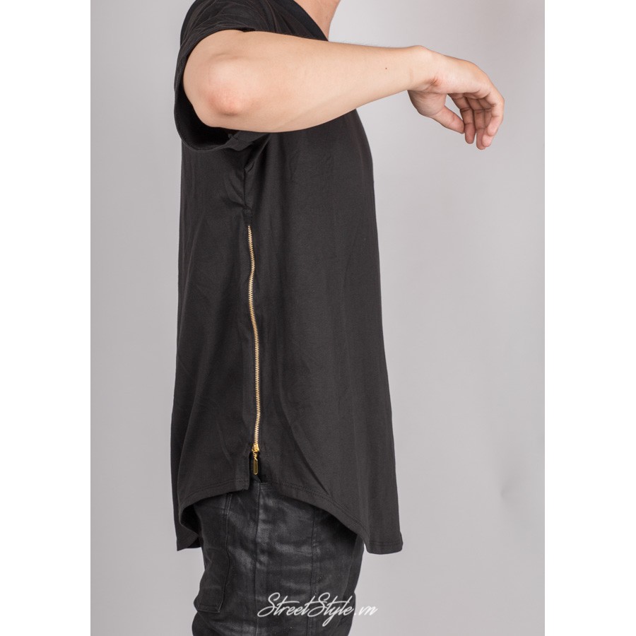Áo Thun Zip 02 Đen - ATZ-02-DE